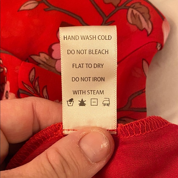 Max Studio Red Floral Skirt - Picture 7 of 10